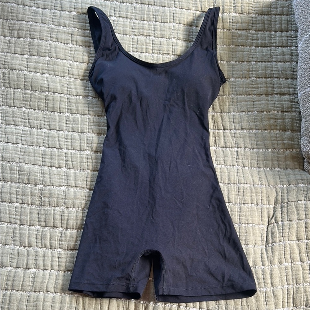 Black Sleeveless Bodysuit